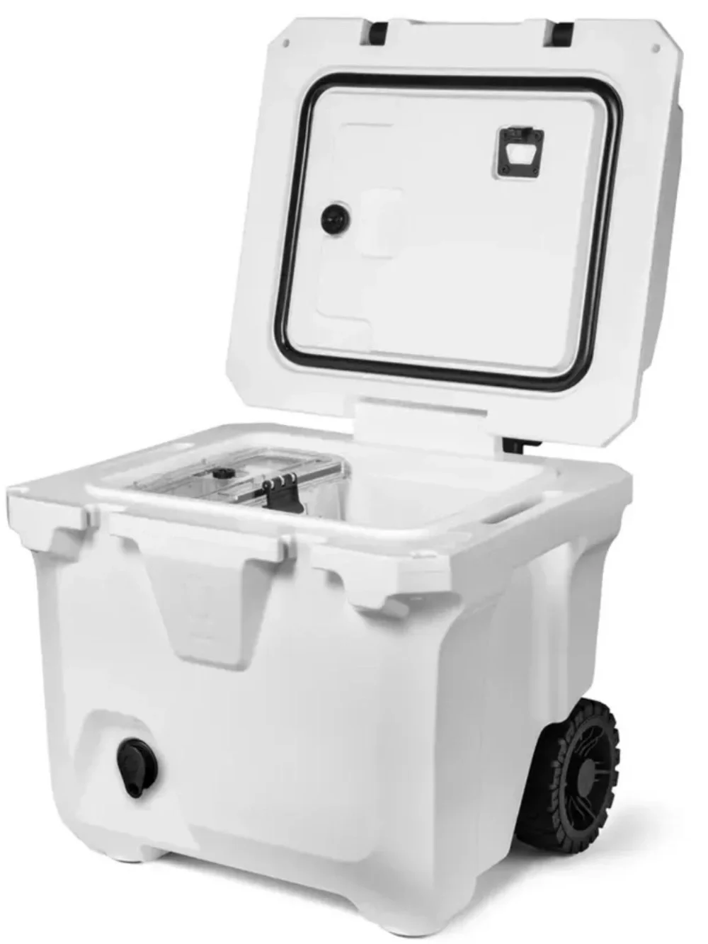 Brumate BrüTank 35-Quart Rolling Cooler in Neon Pink